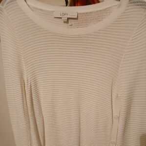 LOFT | White Blouse Size SP